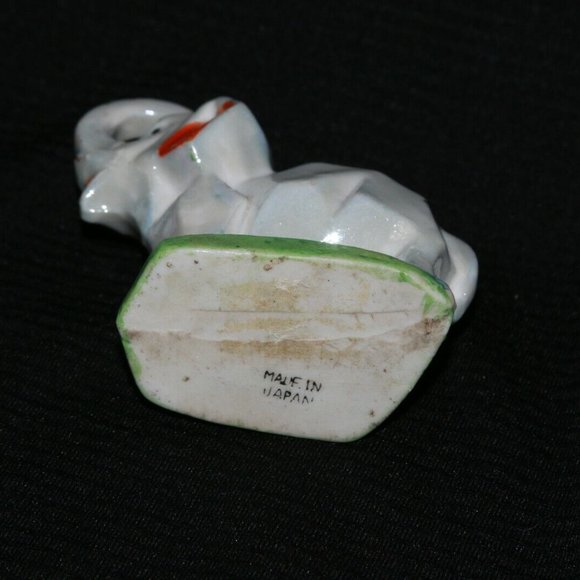 Vintage elephant toothpick holder storage - trunk up - Japan - Picture 2 of 6